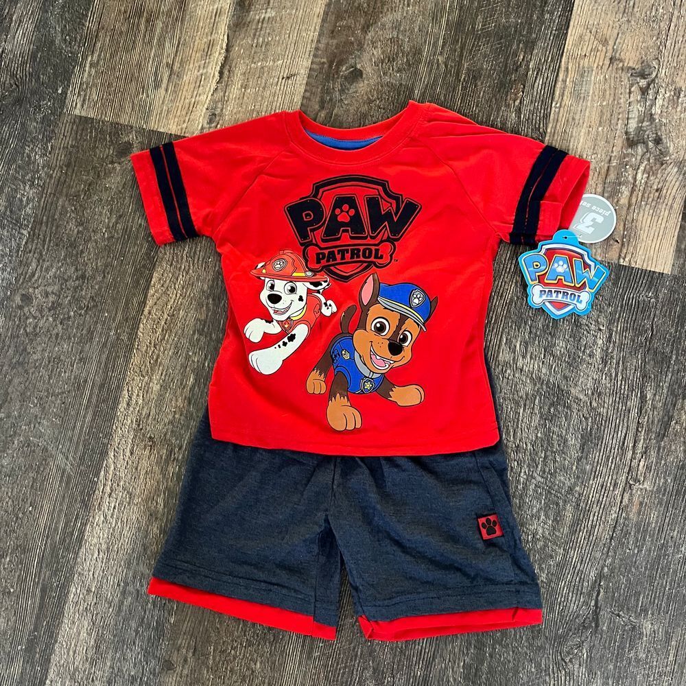 Nickelodeon PAW Patrol Boys‎ 2-Piece Short PJ's Size 2T